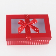 Caixa de presente de embalagem de luxo com arco