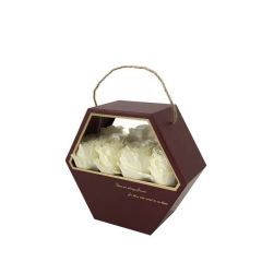 Caixa de presente elegante de luxo, caixa de flor para acessórios de arranjo