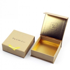 Caixa de presente de empacotamento dada forma da caixa de livro de papel extravagante dourada luxuosa com fechamento magnético