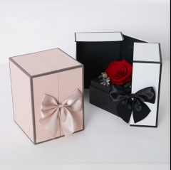 Caixas luxuosas da flor do cartão do projeto da impressão com gaveta