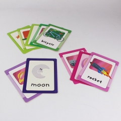 cartões flash feitos sob encomenda impressos coloridos luxuosos do papel 350g para crianças