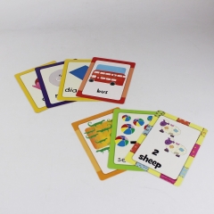 cartões de jogo impressos feitos sob encomenda do jogo da família do oem da fábrica cartão de jogo de papel