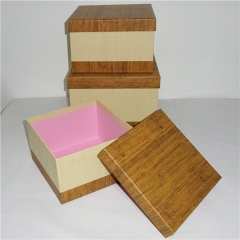 superfície granulada papel texturizado caixas de embalagem de papelão com tampa