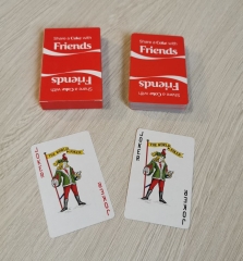 Impressão a cores cheia de cartões de jogo engraçados mágicos de papel cartão de jogo com impressão de caixa sevice